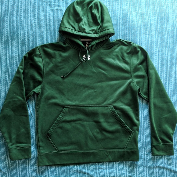 hunter green under armour hoodie